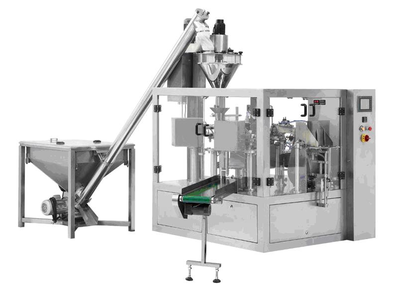 semi automatic weigh filling granules powder into bottles pouch 